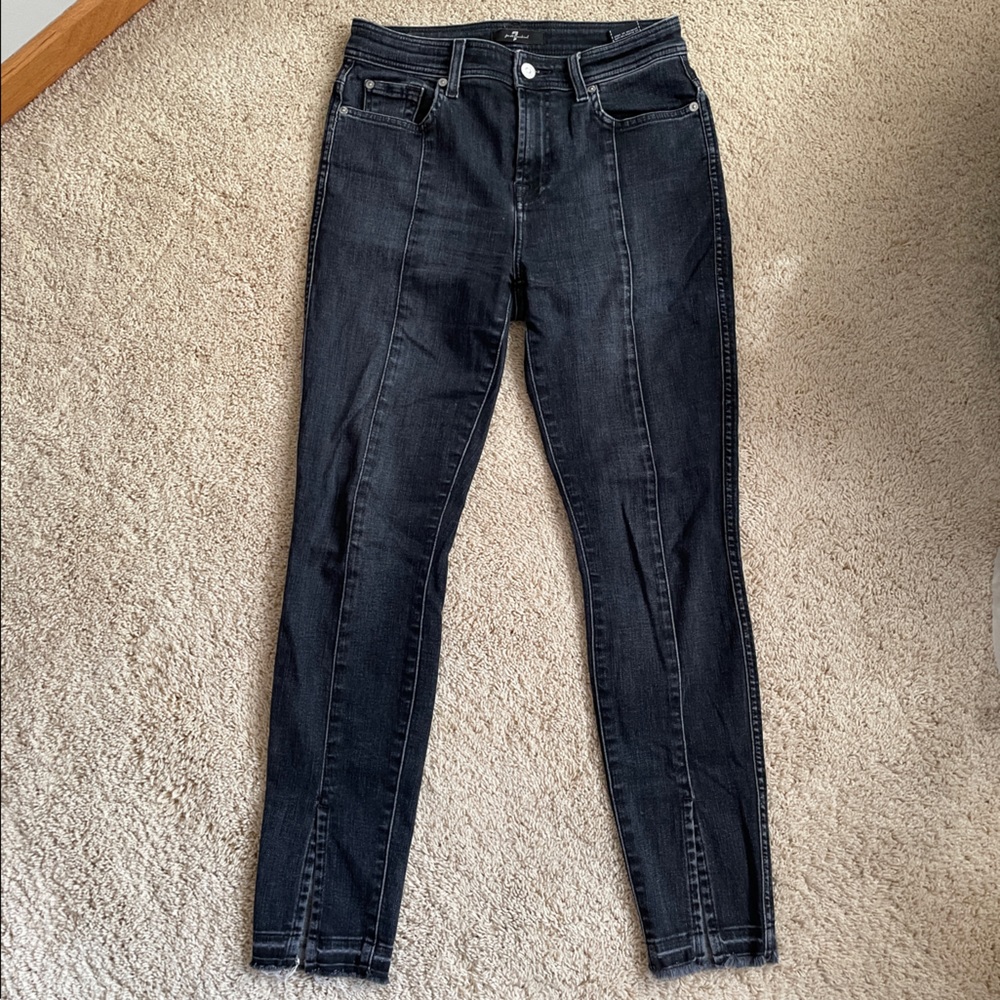 7 For All Mankind Kimmie Straight w/Center Front Vent